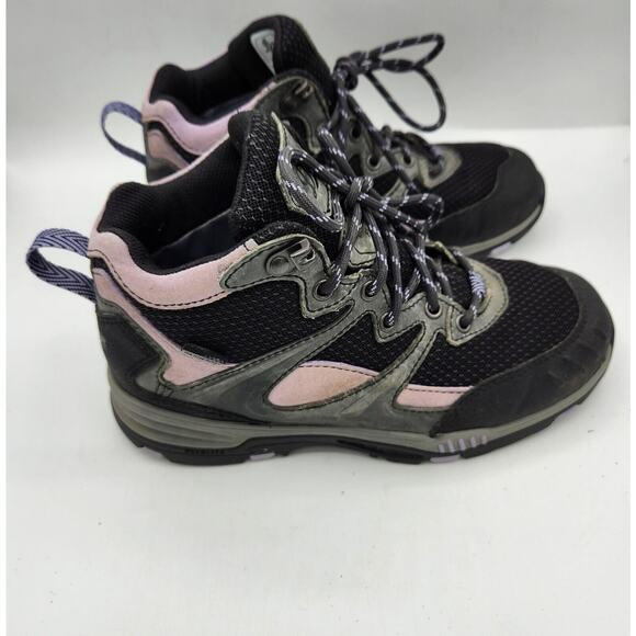 Danner Womens Size 7 Springfield Boot Gray Lavender Black Waterproof Nubuck Mesh - Picture 2 of 15